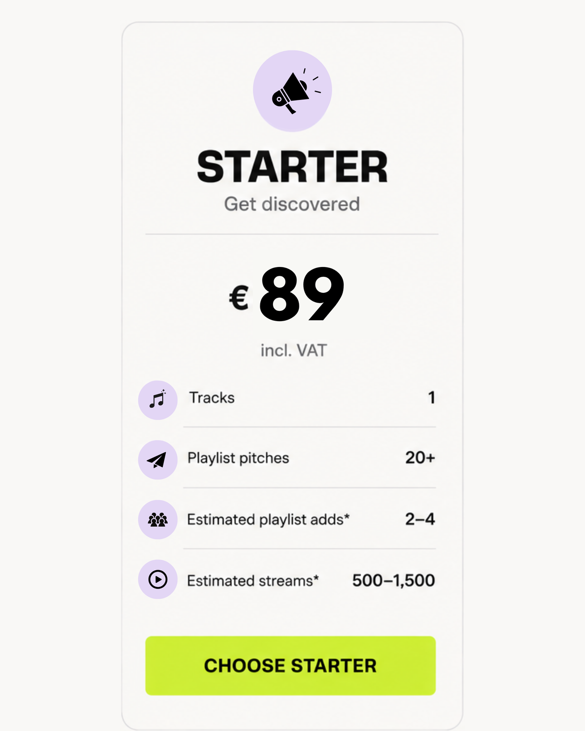 Starter pack